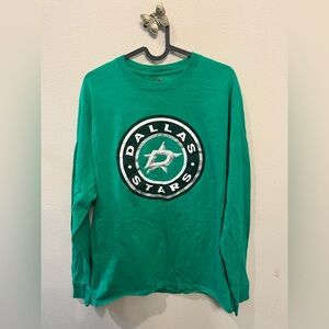 NHL Dallas Stars Green Long Sleeve Tee
